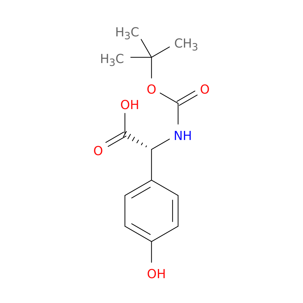 N-tert-Butoxycarbonyl-D-(4-hydroxyphenyl)glycine