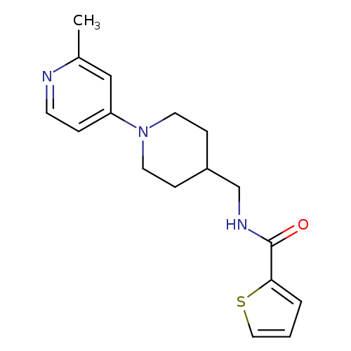 N-{[1-(2-methylpyridin-4-yl)piperidin-4-yl]methyl}thiophene-2-carboxamide