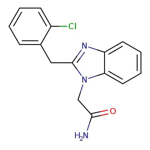 2-{2-[(2-chlorophenyl)methyl]-1H-1,3-benzodiazol-1-yl}acetamide