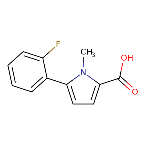 5-(2-Fluorophenyl)-1-methyl-1H-pyrrole-2-carboxylic Acid