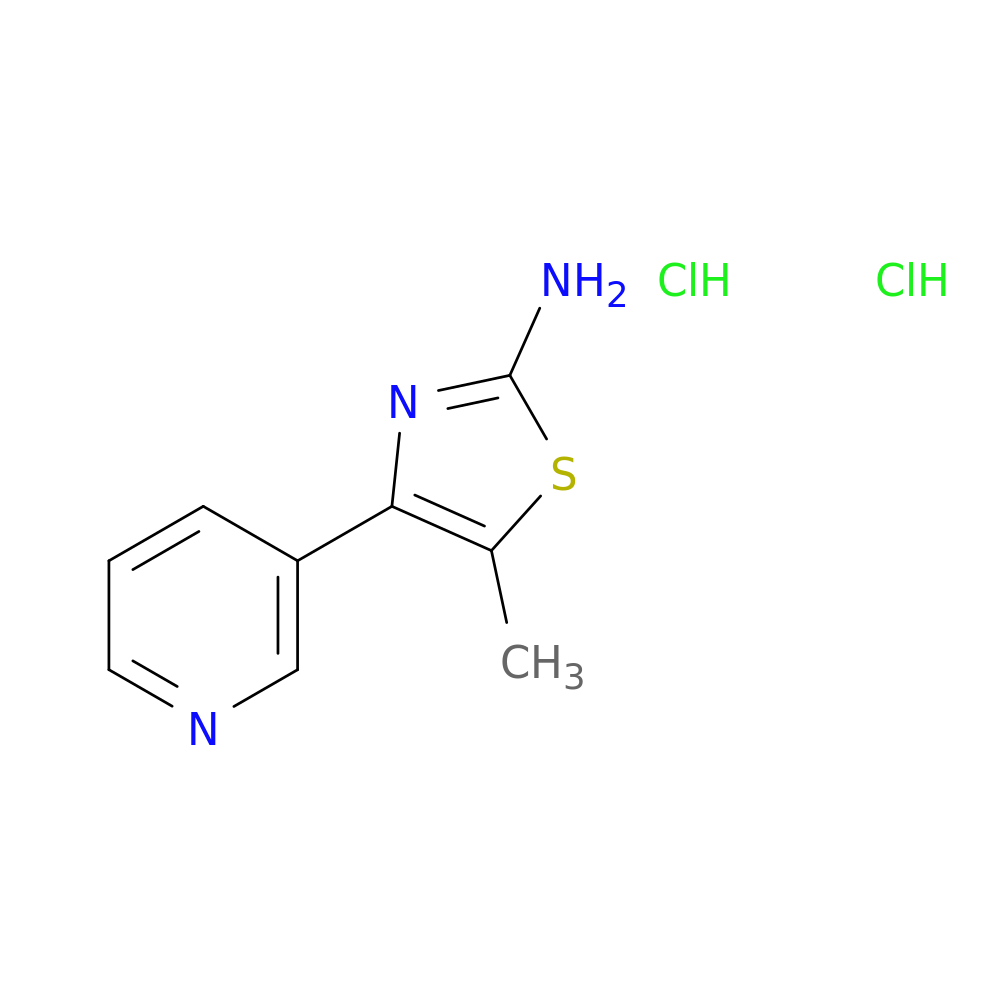5-methyl-4-(pyridin-3-yl)-1,3-thiazol-2-amine dihydrochloride