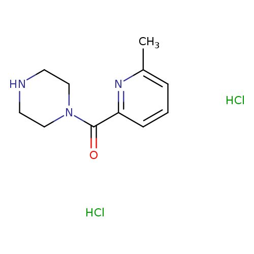 1-(6-methylpyridine-2-carbonyl)piperazine dihydrochloride