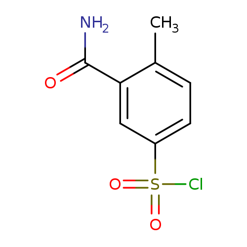 3-Carbamoyl-4-methylbenzenesulfonyl chloride