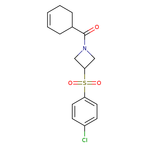 3-(4-chlorobenzenesulfonyl)-1-(cyclohex-3-ene-1-carbonyl)azetidine