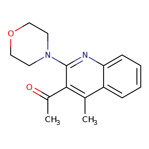 1-[4-Methyl-2-(morpholin-4-yl)quinolin-3-yl]ethan-1-one