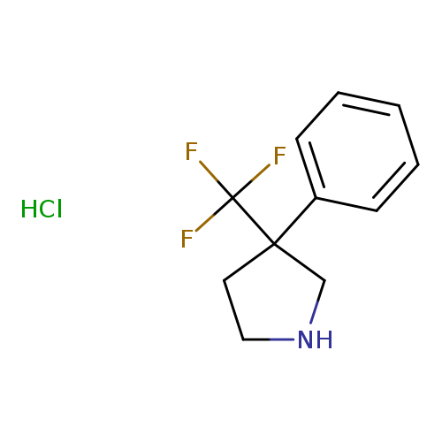 3-phenyl-3-(trifluoromethyl)pyrrolidine hydrochloride