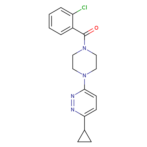 3-[4-(2-chlorobenzoyl)piperazin-1-yl]-6-cyclopropylpyridazine