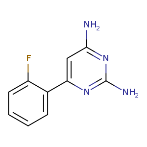 6-(2-fluorophenyl)pyrimidine-2,4-diamine