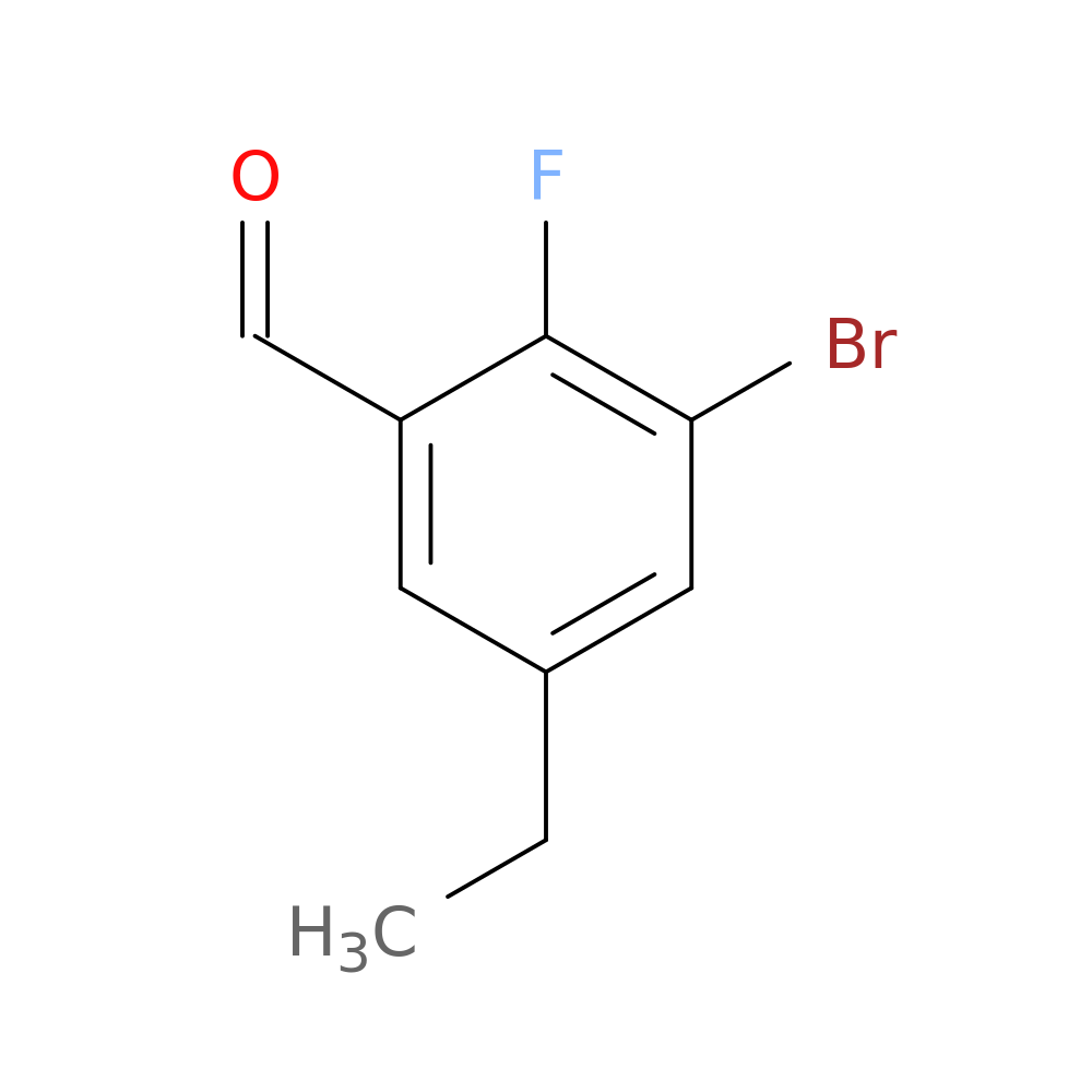 3-Bromo-5-ethyl-2-fluorobenzaldehyde