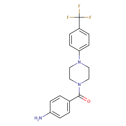 (4-Aminophenyl)(4-[4-(trifluoromethyl)phenyl]piperazino)methanone