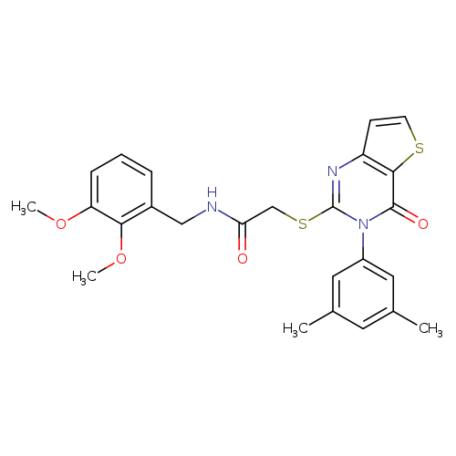 N-[(2,3-dimethoxyphenyl)methyl]-2-{[3-(3,5-dimethylphenyl)-4-oxo-3H,4H-thieno[3,2-d]pyrimidin-2-yl]sulfanyl}acetamide
