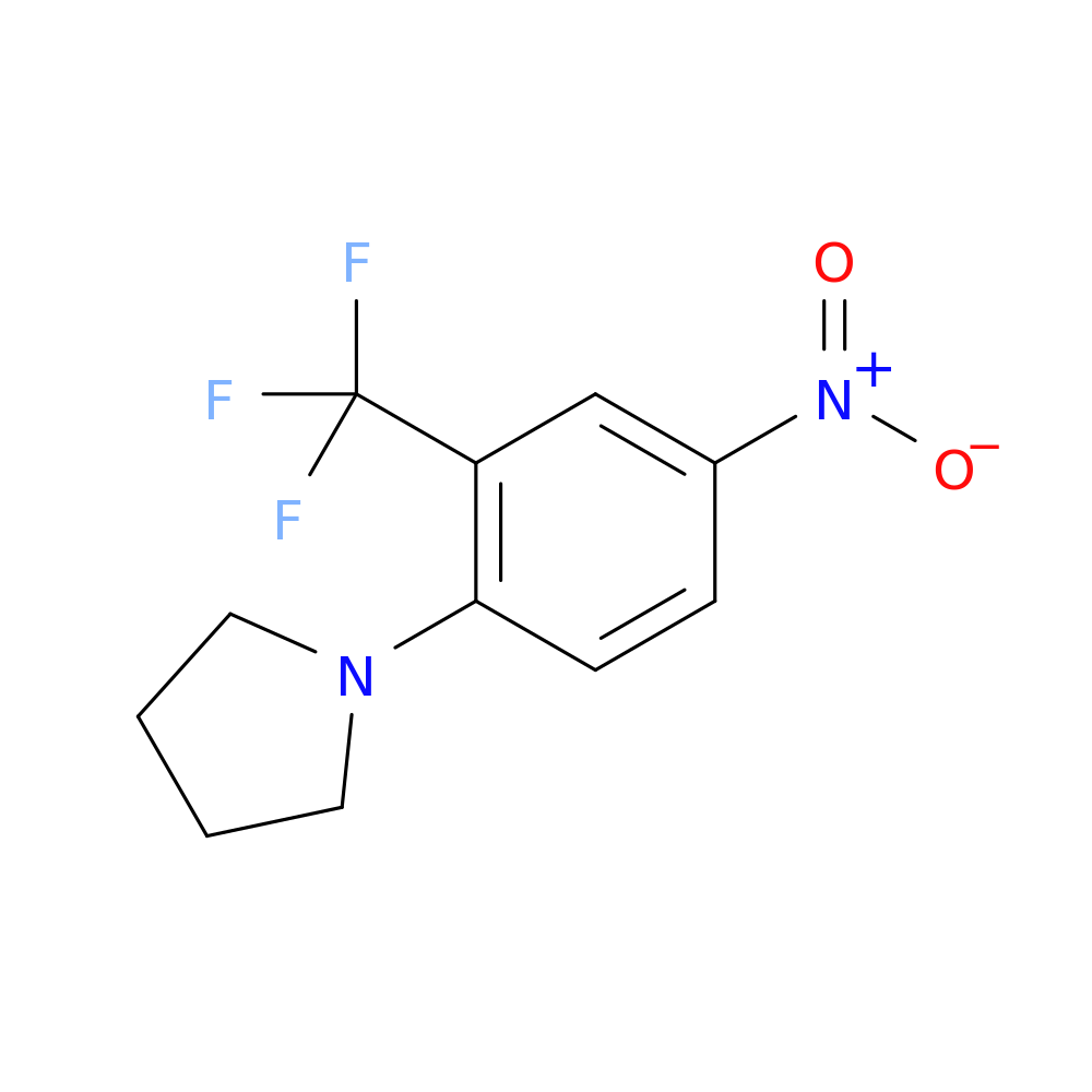1-[4-Nitro-2-(trifluoromethyl)phenyl]pyrrolidine