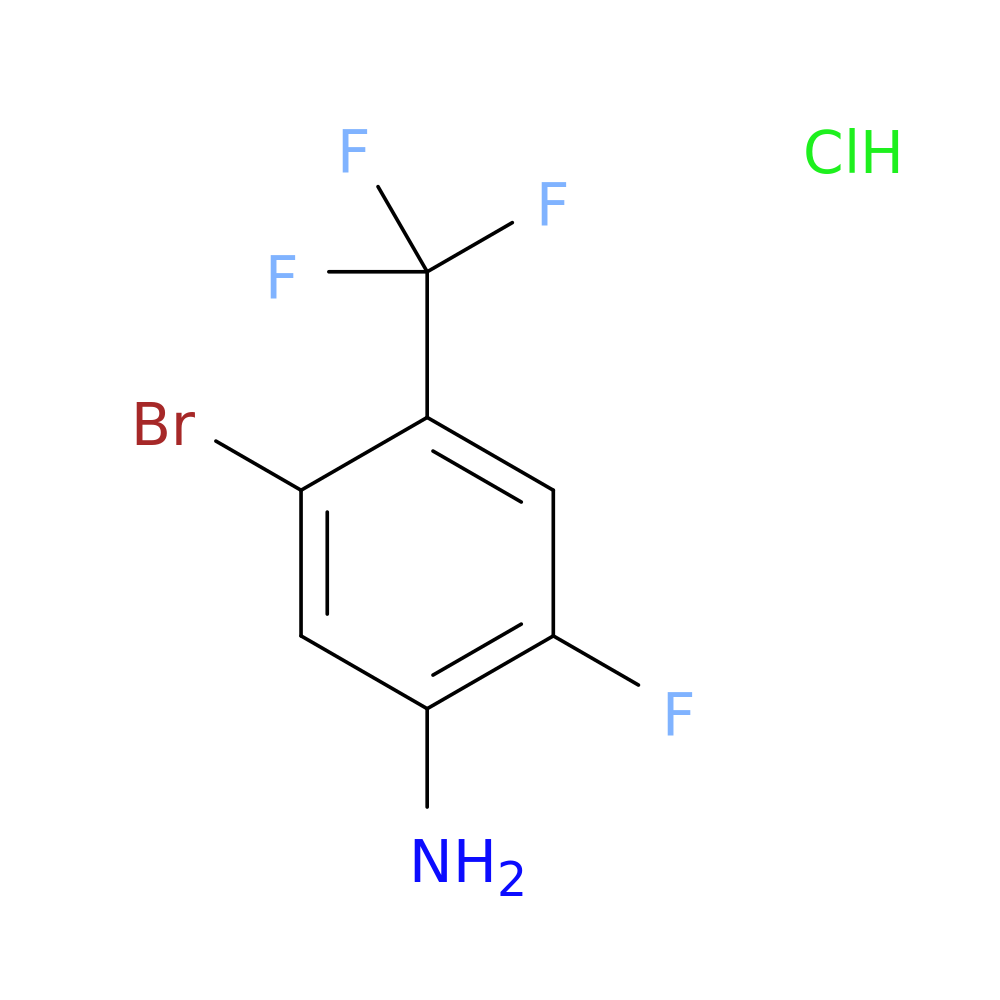 5-bromo-2-fluoro-4-(trifluoromethyl)aniline hydrochloride
