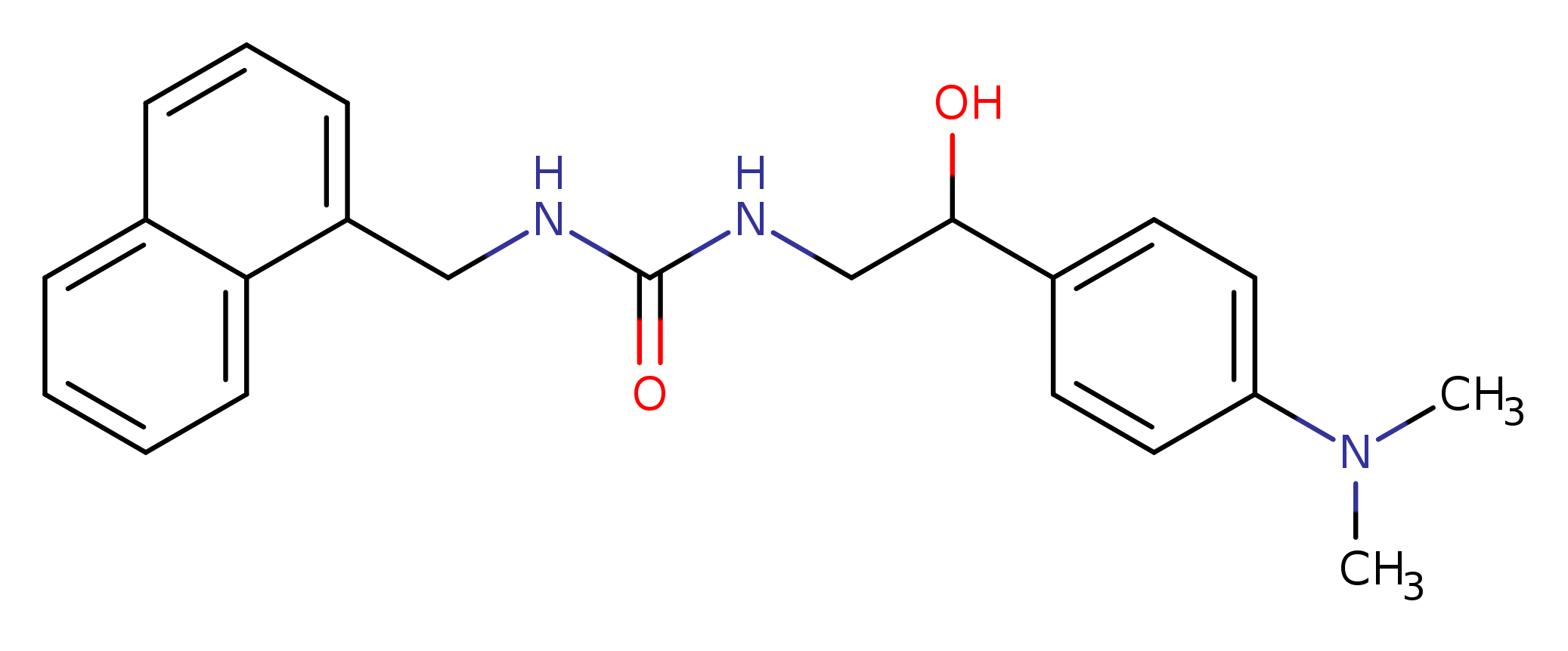 1-{2-[4-(dimethylamino)phenyl]-2-hydroxyethyl}-3-[(naphthalen-1-yl)methyl]urea