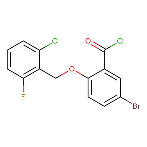 5-Bromo-2-[(2-chloro-6-fluorobenzyl)oxy]benzoyl chloride