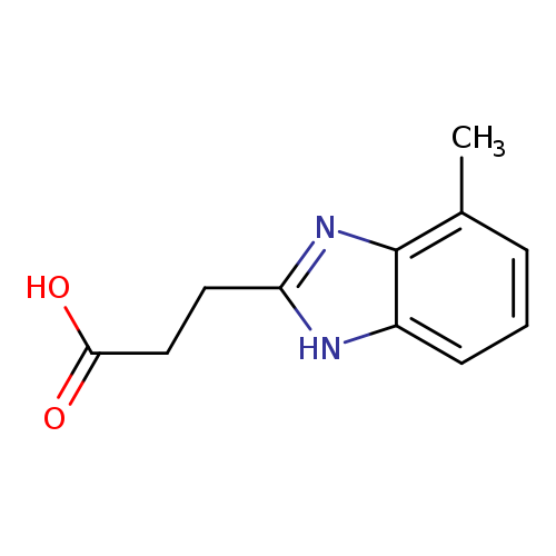 3-(4-Methyl-1h-1,3-benzodiazol-2-yl)propanoic acid