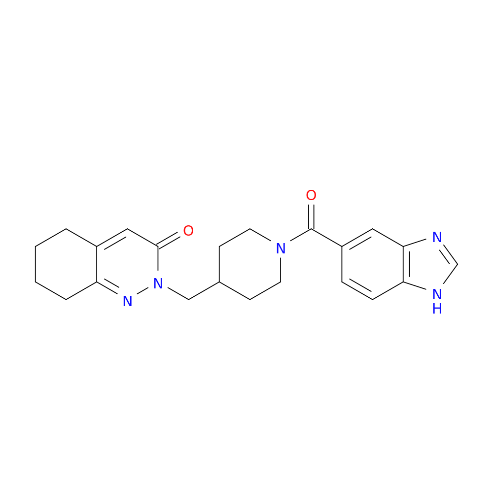 2-{[1-(1H-1,3-benzodiazole-5-carbonyl)piperidin-4-yl]methyl}-2,3,5,6,7,8-hexahydrocinnolin-3-one