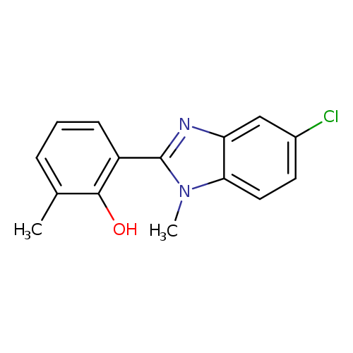 2-(5-chloro-1-methyl-1H-1,3-benzodiazol-2-yl)-6-methylphenol