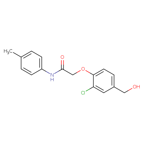 2-[2-chloro-4-(hydroxymethyl)phenoxy]-N-(4-methylphenyl)acetamide