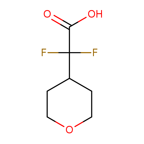 2,2-difluoro-2-(oxan-4-yl)acetic acid