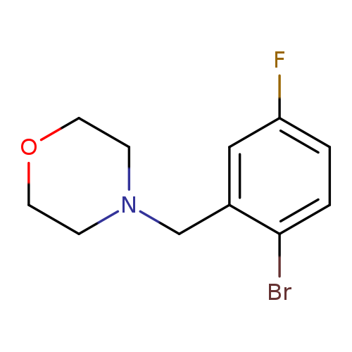 4-(2-broMo-5-fluorobenzyl)Morpholine