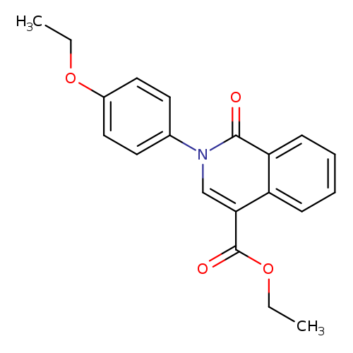 ethyl 2-(4-ethoxyphenyl)-1-oxo-1,2-dihydroisoquinoline-4-carboxylate