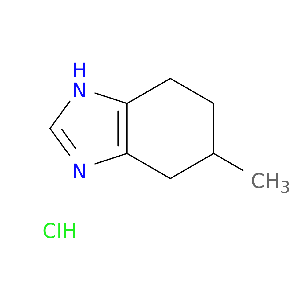 "5-methyl-4,5,6,7-tetrahydro-1H-1,3-benzodiazole hydrochloride"
