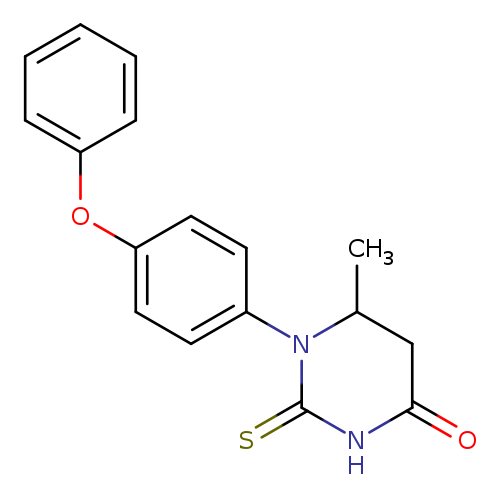 6-methyl-1-(4-phenoxyphenyl)-2-thioxotetrahydro-4(1H)-pyrimidinone