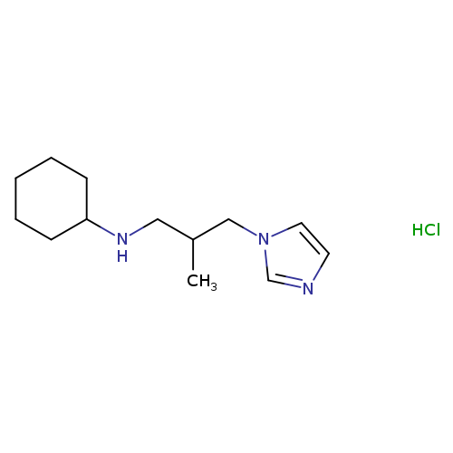 N-[3-(1H-imidazol-1-yl)-2-methylpropyl]cyclohexanamine hydrochloride