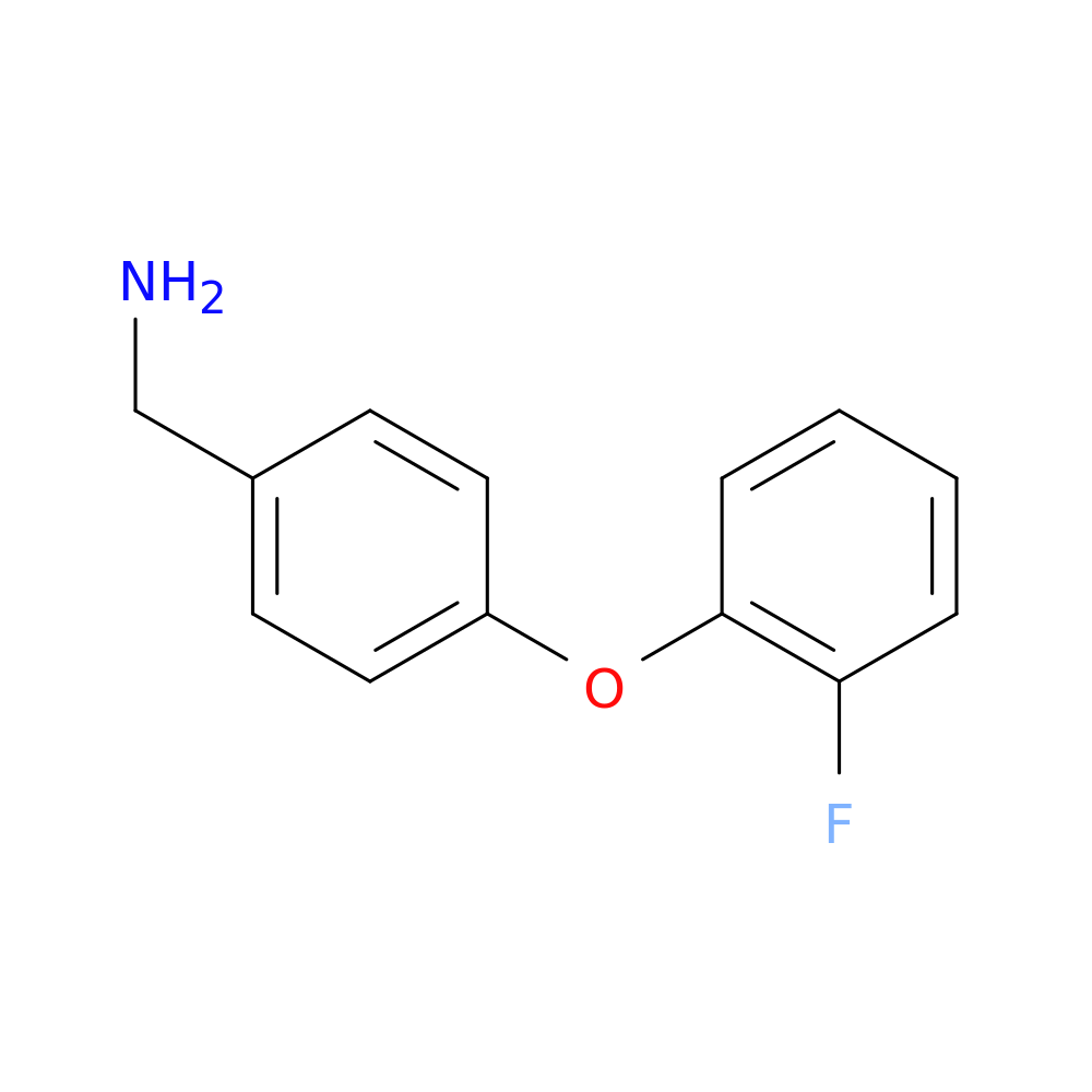 1-[4-(2-fluorophenoxy)phenyl]methanamine
