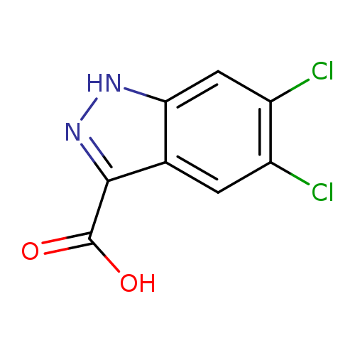 1H-Indazole-3-carboxylic acid, 5,6-dichloro-