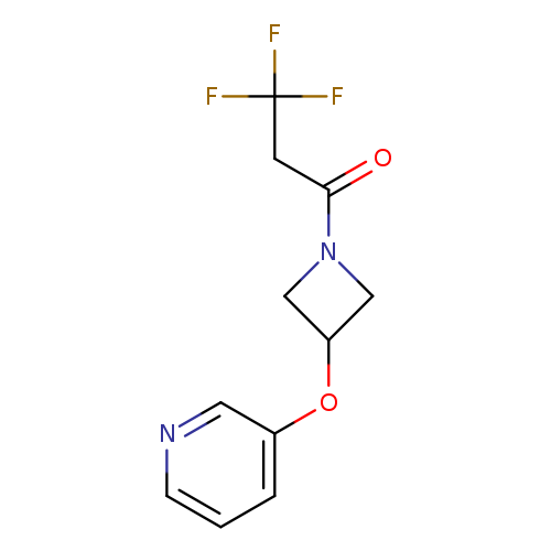 3,3,3-trifluoro-1-[3-(pyridin-3-yloxy)azetidin-1-yl]propan-1-one