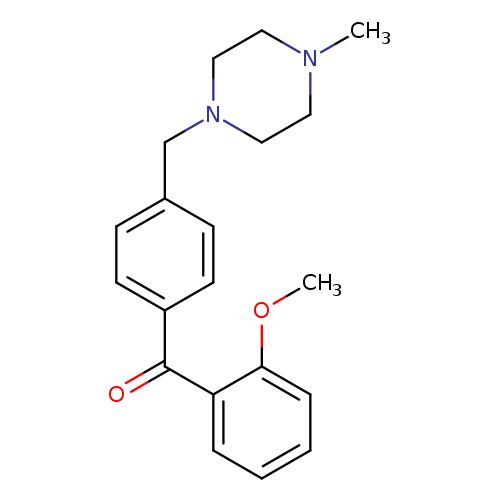 2-METHOXY-4'-(4-METHYLPIPERAZINOMETHYL) BENZOPHENONE