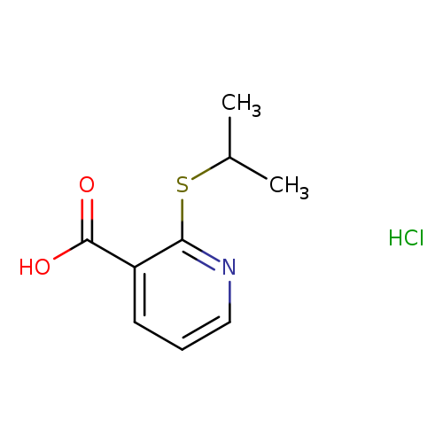 2-(propan-2-ylsulfanyl)pyridine-3-carboxylic acid hydrochloride