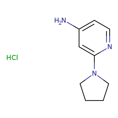 2-(pyrrolidin-1-yl)pyridin-4-amine hydrochloride