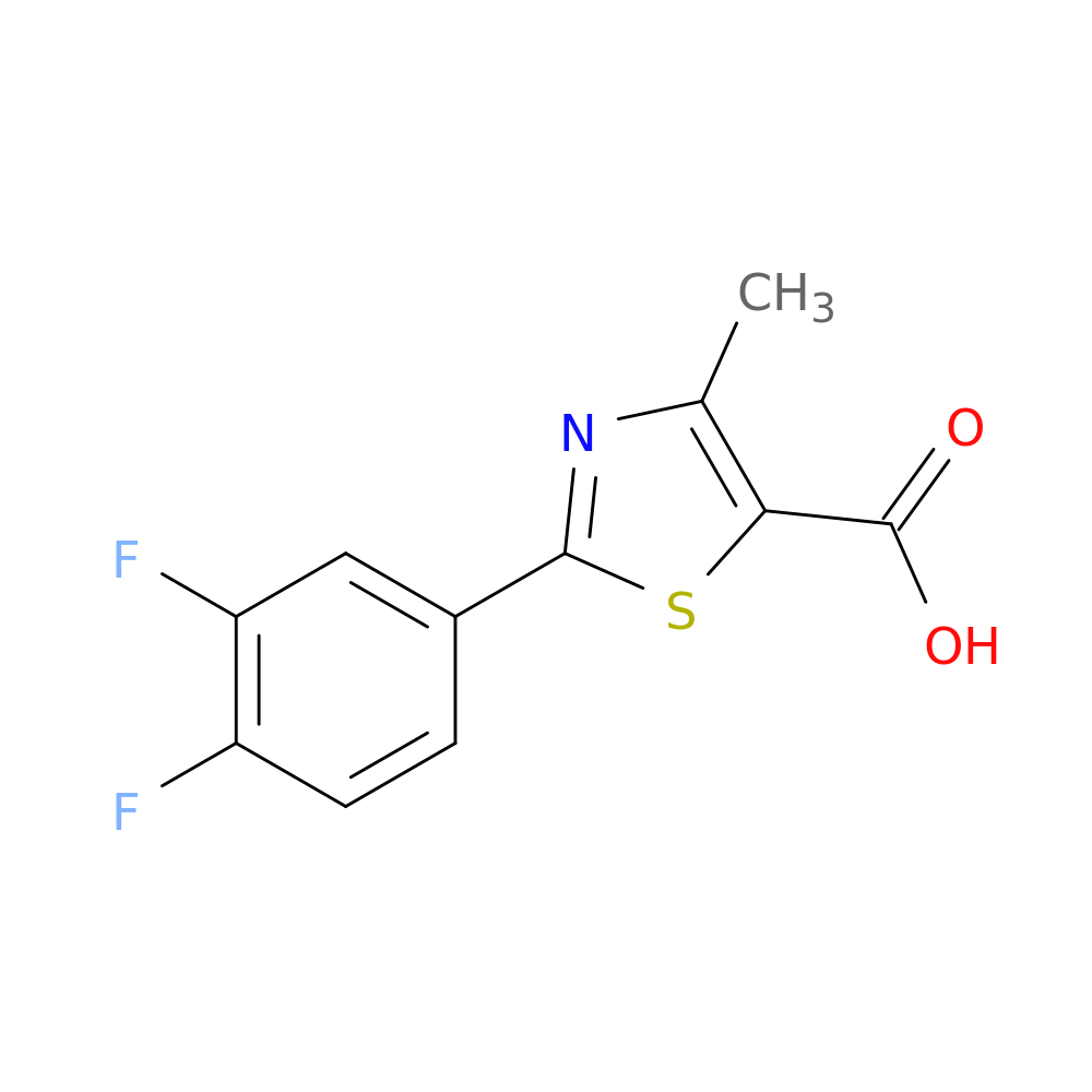 2-(3,4-difluorophenyl)-4-methyl-1,3-thiazole-5-carboxylic acid