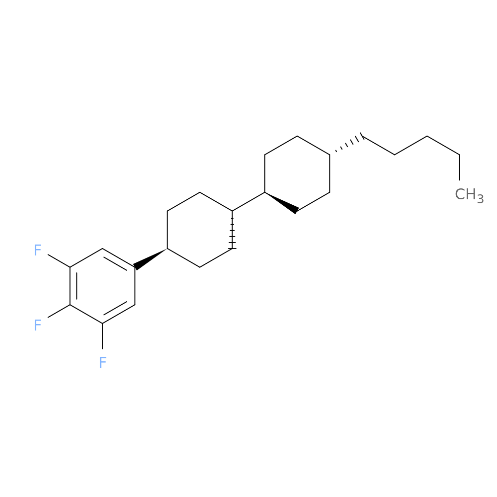 1,2,3-Trifluoro-5-[(trans,trans)-4′-pentyl[1,1′-bicyclohexyl]-4-yl]benzene