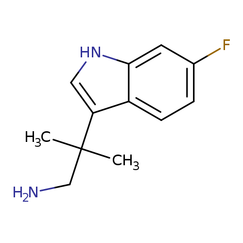 2-(6-fluoro-1H-indol-3-yl)-2-methylpropan-1-amine