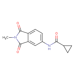 N-(2-methyl-1,3-dioxo-2,3-dihydro-1H-isoindol-5-yl)cyclopropanecarboxamide