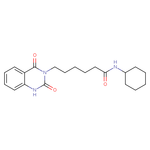 N-cyclohexyl-6-(2,4-dioxo-1,2,3,4-tetrahydroquinazolin-3-yl)hexanamide