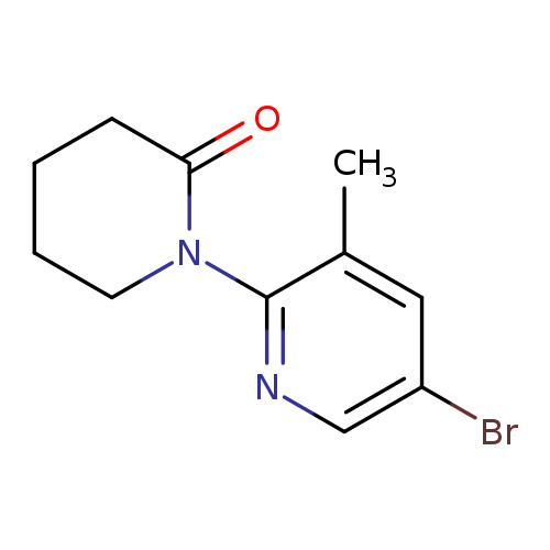 1-(5-bromo-3-methylpyridin-2-yl)piperidin-2-one