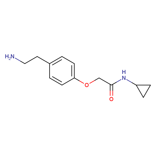 2-[4-(2-aminoethyl)phenoxy]-N-cyclopropylacetamide