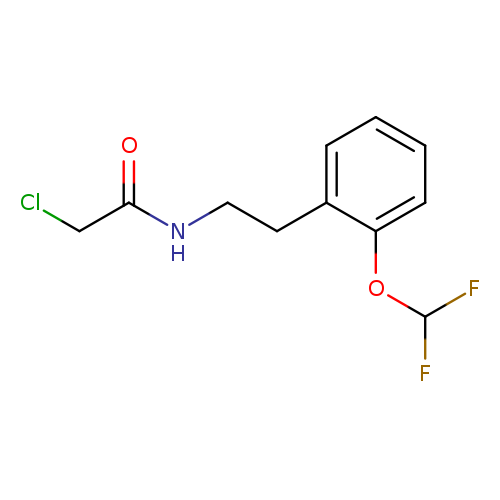 2-chloro-N-{2-[2-(difluoromethoxy)phenyl]ethyl}acetamide