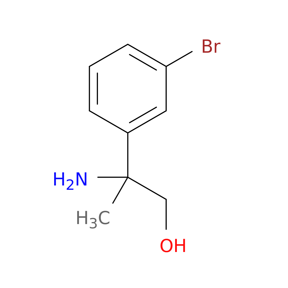 2-Amino-2-(3-bromophenyl)propan-1-ol