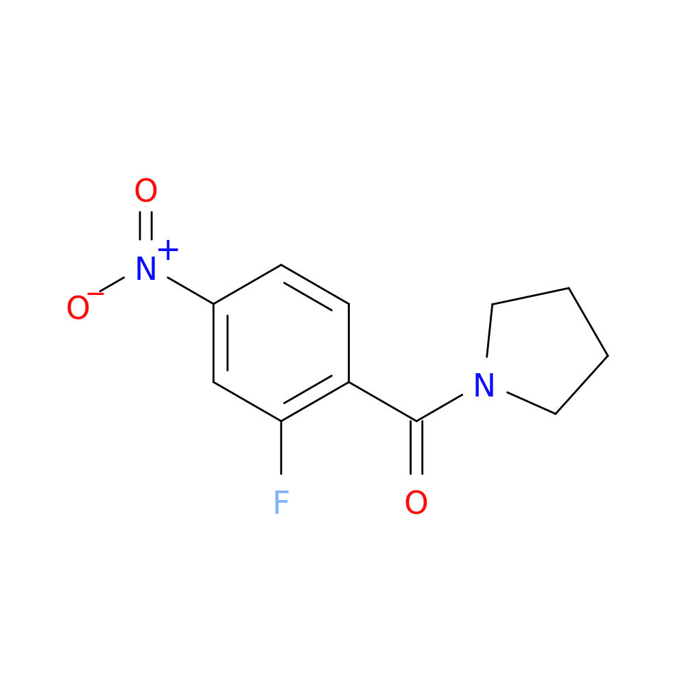 (2-Fluoro-4-nitrophenyl)(pyrrolidin-1-yl)methanone