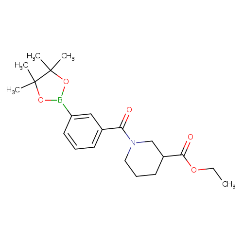 3-[3-(ETHOXYCARBONYL)PIPERIDINE-1-CARBONYL]BENZENEBORONIC ACID PINACOL ESTER