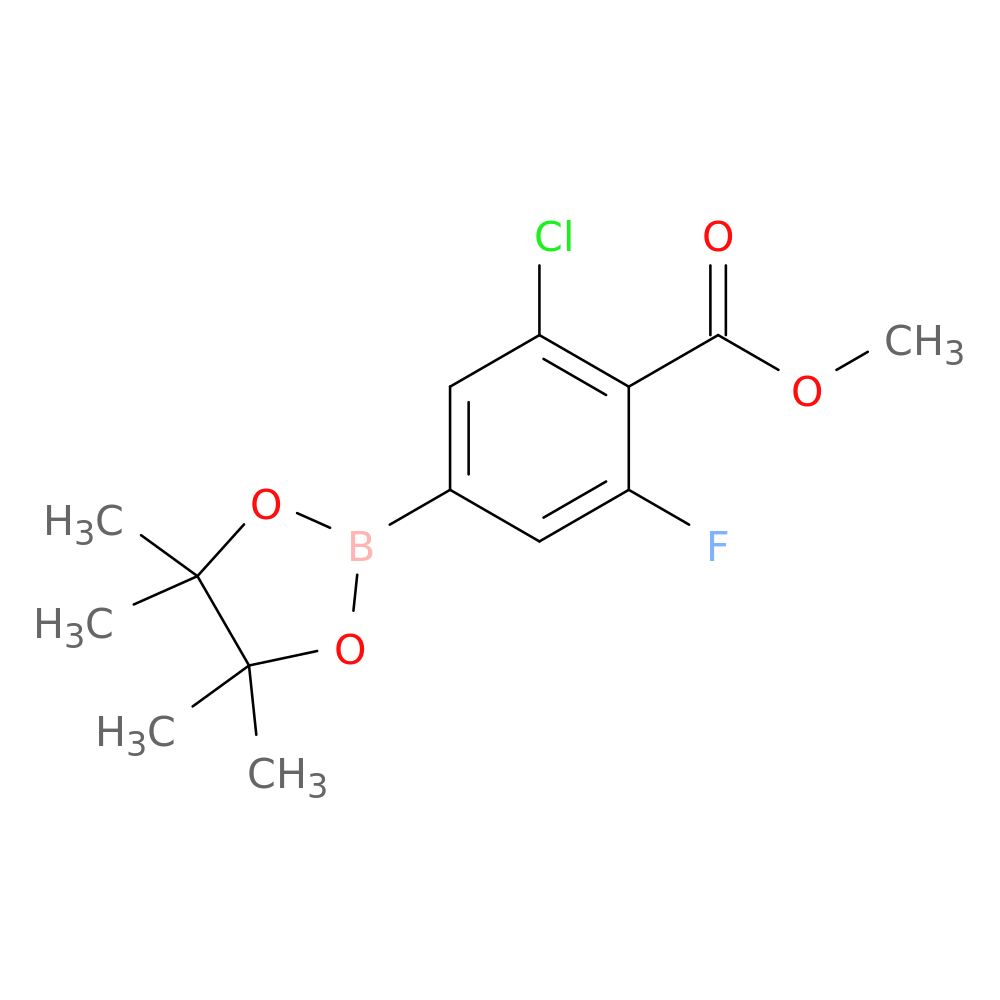 Methyl 2-chloro-6-fluoro-4-(4,4,5,5-tetramethyl-1,3,2-dioxaborolan-2-yl)benzoate