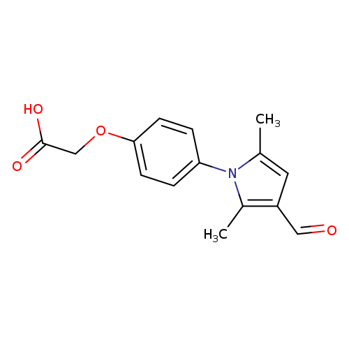 2-(4-(3-Formyl-2,5-dimethyl-1H-pyrrol-1-yl)phenoxy)acetic acid
