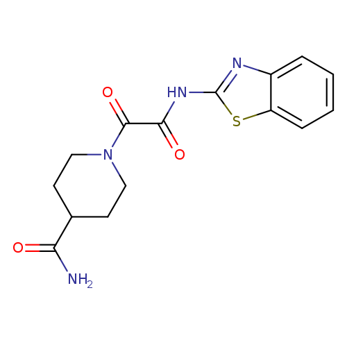 1-{[(1,3-benzothiazol-2-yl)carbamoyl]carbonyl}piperidine-4-carboxamide
