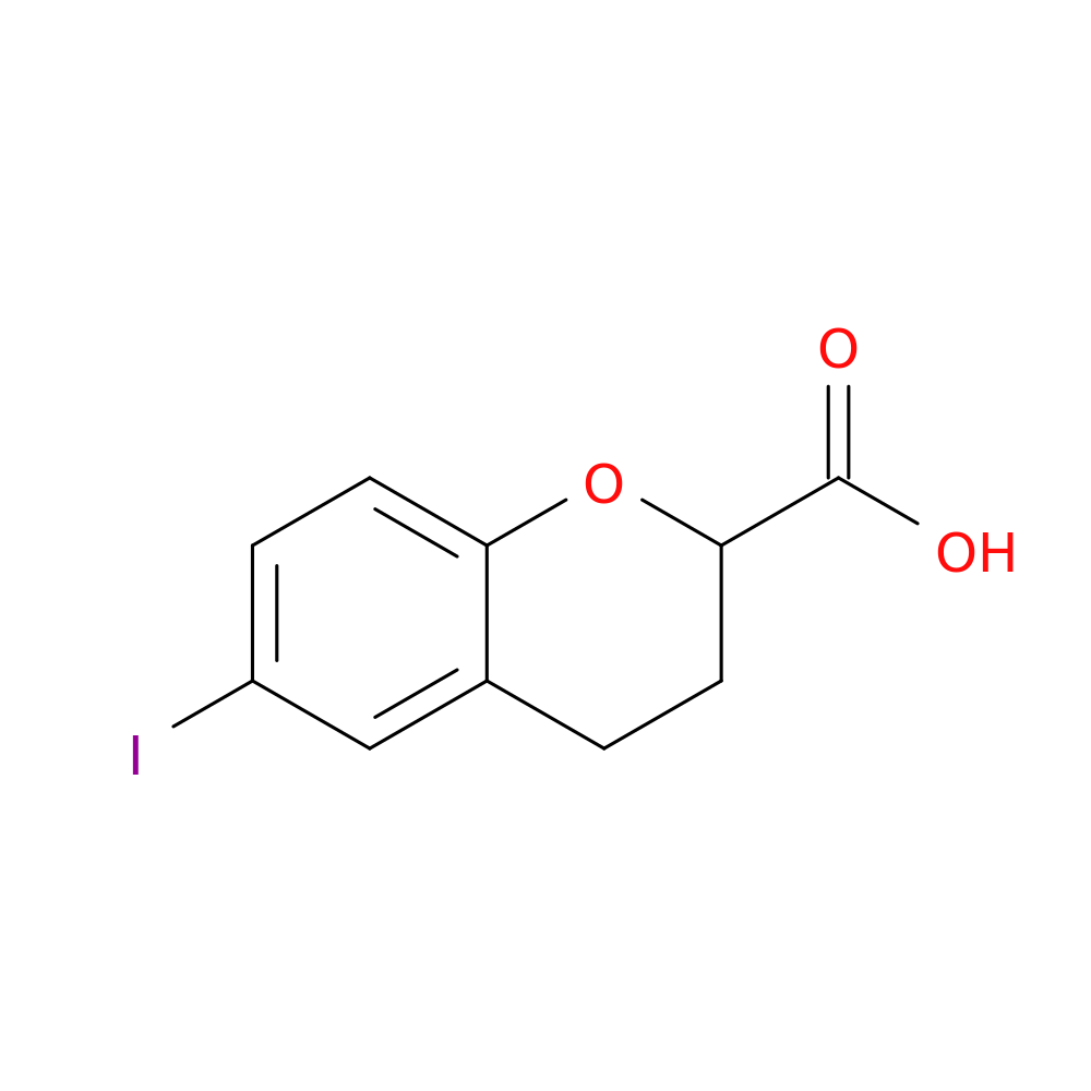 6-Iodochroman-2-carboxylic acid